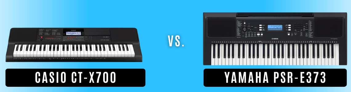 Casio CT-X700 vs. Yamaha PSR-E373